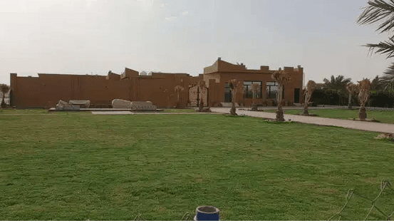 للبيع استراحه بالهجن على الشارع الشرفيات ارتداد سنترال اربع غرف ثنتين منهم ماستر + صالتين + ديوانيه وحمام ثيل + نخل + سقف صب سوبر ديلوكس
