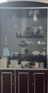 Woden Showcase
Glass Woden showcase with three storage space . 4 rows of glass made spaces with sliding glass .