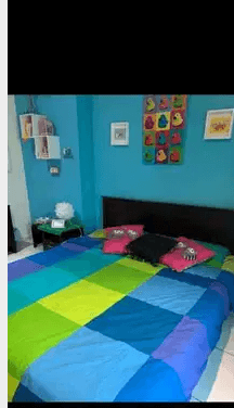 A complete bedroom
A complete bedroom: a king bed with its mattress, 2 bedside tables, a dresser with a mirror, a tv table, and a study desk