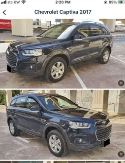 Chevrolet Captiva 2017
وكيل اول / صبغ الوكالة / ٢٤٠٠ س س / ٦ سيلاند / بطارية جديدة مكفولة / دواليب جداد مع كفالة / سنسر خلفي / غوغل ماب / تخضع كل ٦ اشهر لفحص في الوكالة