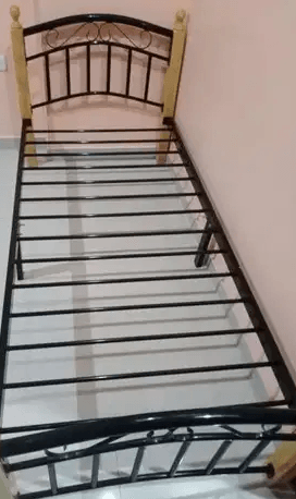 Single Bed with Mattress (200 x 90 CM)
Single Bed with Mattress in good condition size 200 x 90 CM. (Mattress Al Baghli Sponge Co in good condition hardly used). Those who are interested serious buye...