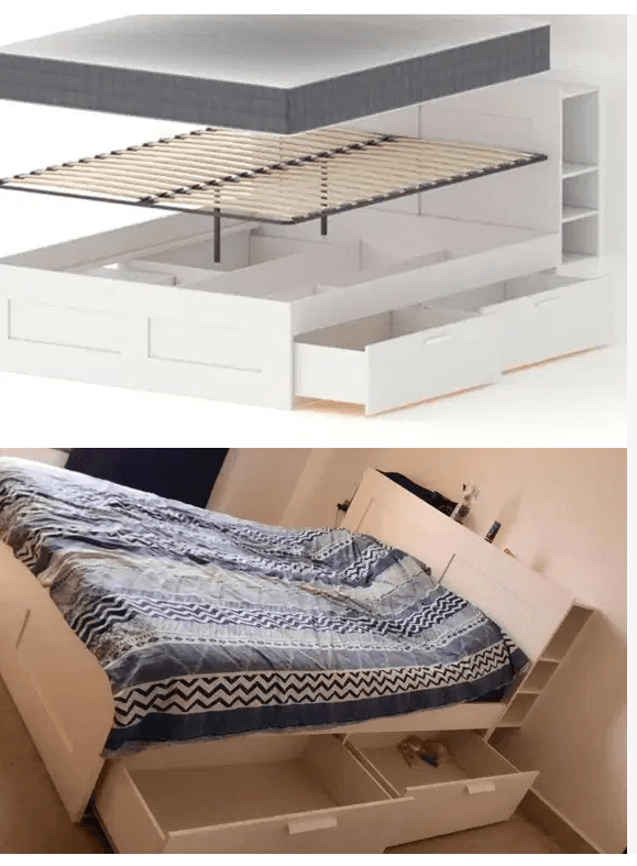 Ikea brimnes bed & head storage
Ikea brimnes bed and head storage (without matress) in a good condition.