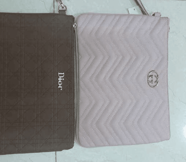 File bag Dior and Gucci حقيبتين
brand new file bag Gucci pink color, & brand new Dior file bag brown color