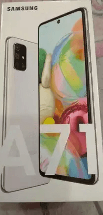 Samsung galaxy A71 128 GB 8 ram Mede in witnam
Samsung galaxy A71 128gb 8ram made in witnam only mobile charger
